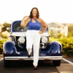 pinup-fashion-classic-car-outdoor-denver-colorado